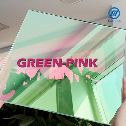 Dichroic Glass Green Pink Dichroic Glass Green Pink